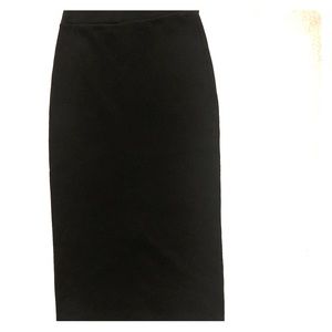 Midi high rise skirt